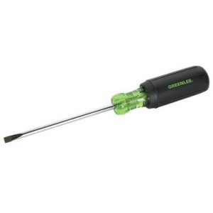 SCREWDRIVER,FLAT-CAB 1/4X4"