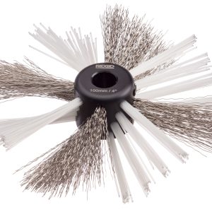 BRUSH, NYLON/STEEL K9-306 4"