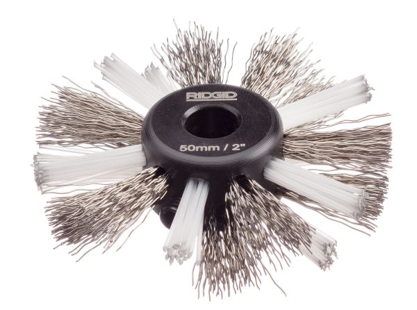 BRUSH, NYLON/STEEL K9-204 2"