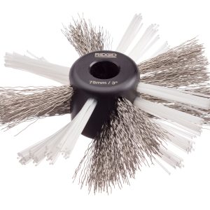 BRUSH, NYLON/STEEL K9-306 3"