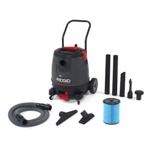 16-gallon wet and dry vacuum cleaner with bottom-mount motor