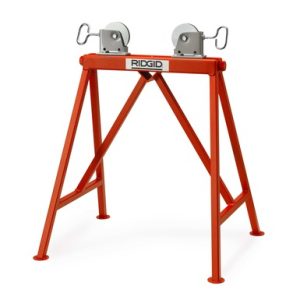 Adjustable tube holder with steel rollers