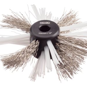 3" (80 mm) Nylon/Steel Brush for 5/16" (8 mm) Hose with Nylon and Steel Chains (68978)