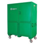 Compact Four-Door Jobsite Desk 2