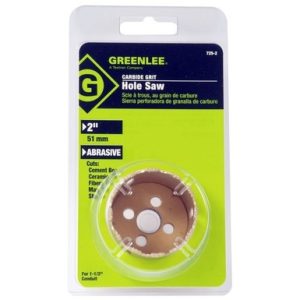 HOLE SAW, 2", ABRAS. CARBIDE PACKAGING.