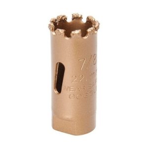 HOLE SAW, 7/8" ABRAS. CARBIDE PACKAGING.