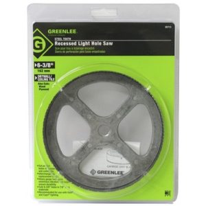 6 3/8" (161.9 MM) STEEL TOOTHED HOLE SAW FOR LIGHTING