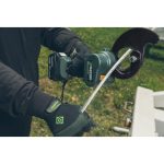 Coupe-câble à cliquet pour conducteurs aluminium-acier, chargeur 12 V, deux batteries 4,0 Ah 3