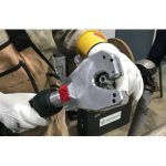 Pince à sertir en quatre points à tête articulée en ligne 6 tonnes, Li-Ion, standard, 120 V 5