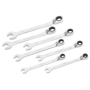 7-Piece Combination Ratcheting Wrench Set