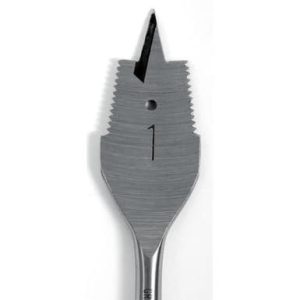Mèche plate à bois autoalimentée 1"