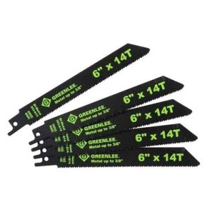 Lame de scie alternative à denture progressive 6" (paquet de 5)