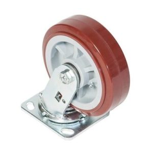 Roulette pivotante 8" avec frein