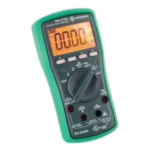 6,000-Count Digital Multimeter, 1000V, 8A (DM-210A)