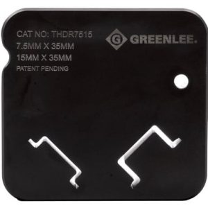 Ensemble de matrices pour rail DIN chapeau 7,5 mm et 15 mm x 35 mm (double profil)