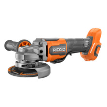 Meuleuse angulaire RIDGID 18V sans balais, 4-1/2 po, à interrupteur à palette